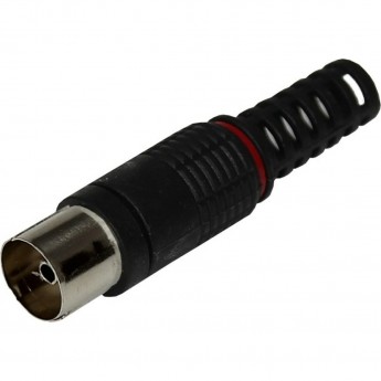 TV-разъем REXANT гнездо без пайки, черный TV-разъем REXANT гнездо без пайки, черный