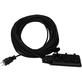 Удлинитель-шнур REXANT КГ 3х1.5, 30 м, 3 гнезда, морозостойкий, с/з, 16 А, 3500 Вт, IP44 (Сделано в России) Удлинитель-шнур REXANT КГ 3х1.5, 30 м, 3 гнезда, морозостойкий, с/з, 16 А, 3500 Вт, IP44 (Сделано в России)