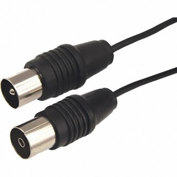 ВЧ-кабель REXANT TV штекер - TV гнездо 1.5 м ВЧ-кабель REXANT TV штекер - TV гнездо 1.5 м