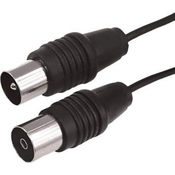 ВЧ-кабель REXANT TV штекер - TV гнездо 5 м ВЧ-кабель REXANT TV штекер - TV гнездо 5 м