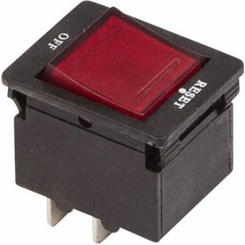 Выключатель - автомат REXANT IRS-2-R15 RESET-OFF клавишный с подсветкой Выключатель - автомат REXANT IRS-2-R15 RESET-OFF клавишный с подсветкой