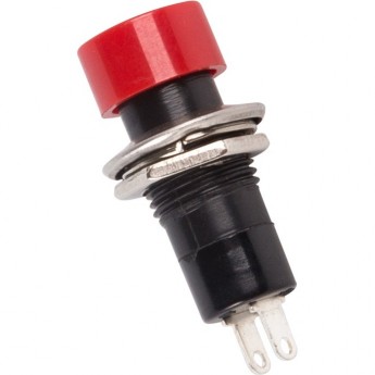 Выключатель-кнопка REXANT 250V 1А (2с) ON-OFF красная (PBS-16А) Выключатель-кнопка REXANT 250V 1А (2с) ON-OFF красная (PBS-16А)