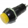 Выключатель-кнопка REXANT PBS-11В 1 А б/фикс желтая Выключатель-кнопка REXANT PBS-11В 1 А б/фикс желтая