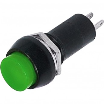 Выключатель-кнопка REXANT PBS-11В 1 А б/фикс зеленая Выключатель-кнопка REXANT PBS-11В 1 А б/фикс зеленая
