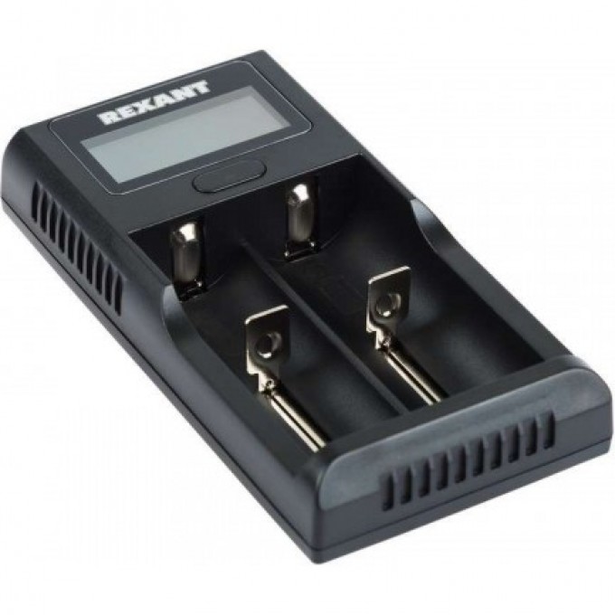 Зарядное устройство REXANT I2 универсальное для 2 аккумуляторов с жк дисплеем 18-2239